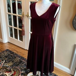 London Times   size 8 wine color dress